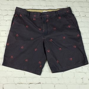 Izod Saltwater Flat Front Crab Shorts size 42